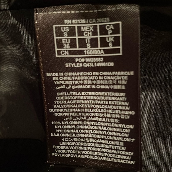 GUESS Black Quilted Jacket. - Picture 12 of 12